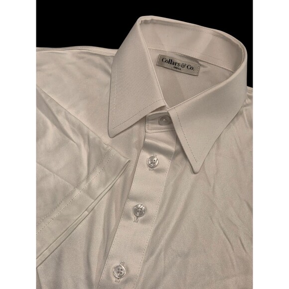 Collars and Co Other - NWOT Collars & Co Men’s S English Spread Collar Polo Shirt – Solid White